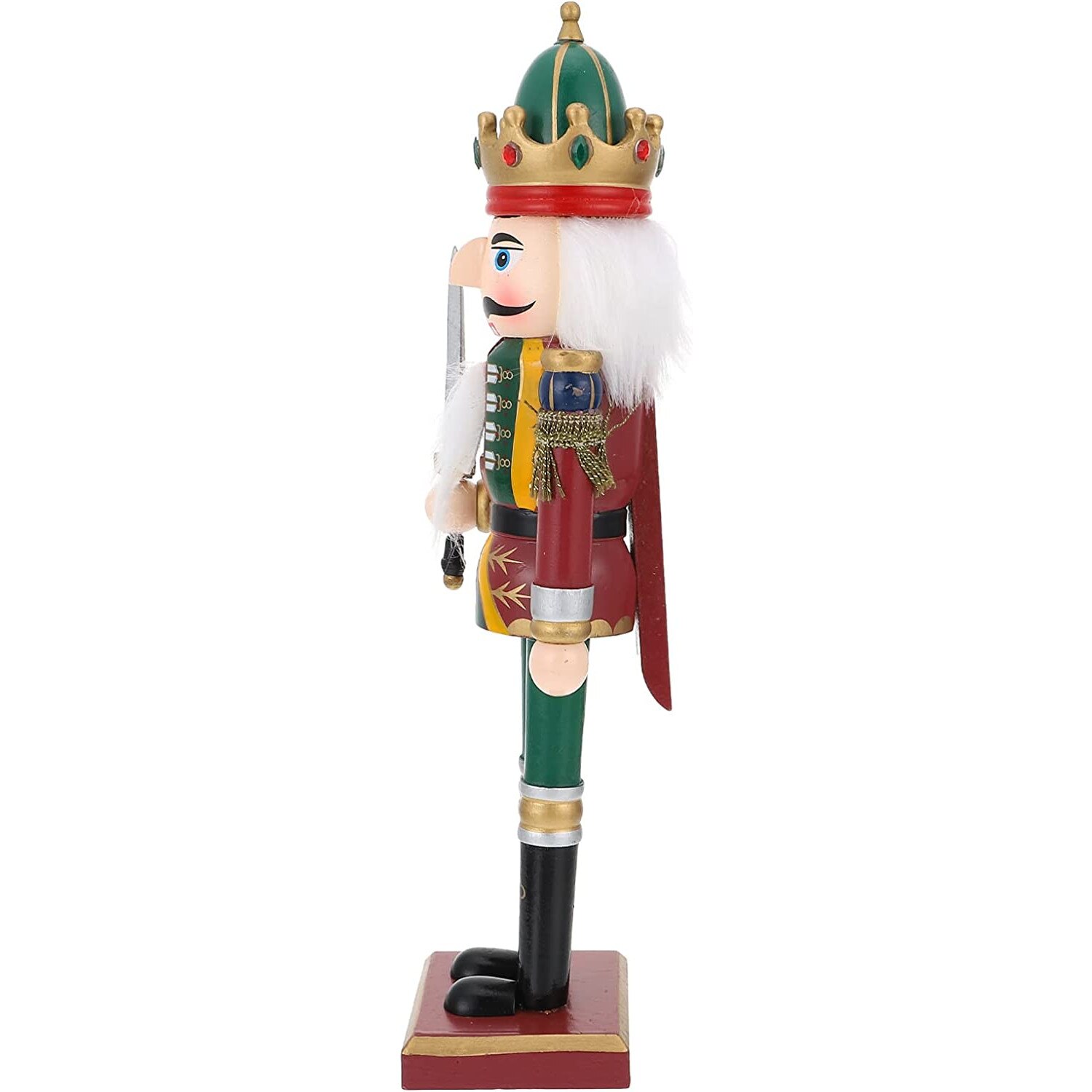 Set 2 Figurine Model Spartagor De Nuci Lemn 9 X 8 X 30 Cm