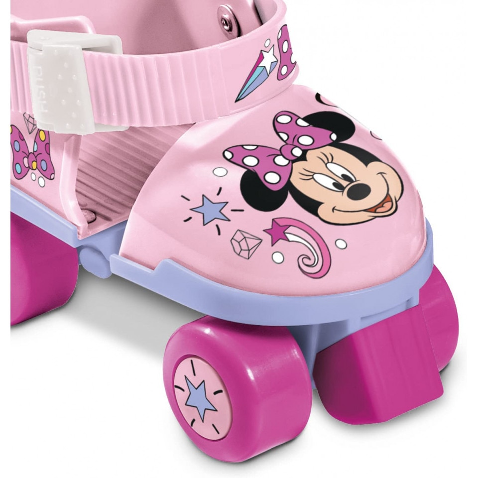 Patine Cu Rotile Si Echipament De Protectie Minnie Mouse Marime