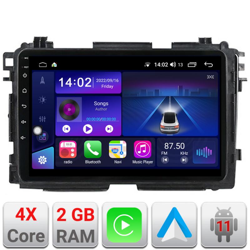 Navigatie Dedicata Honda HR V 2013 2018 Android Radio Gps Internet Quad