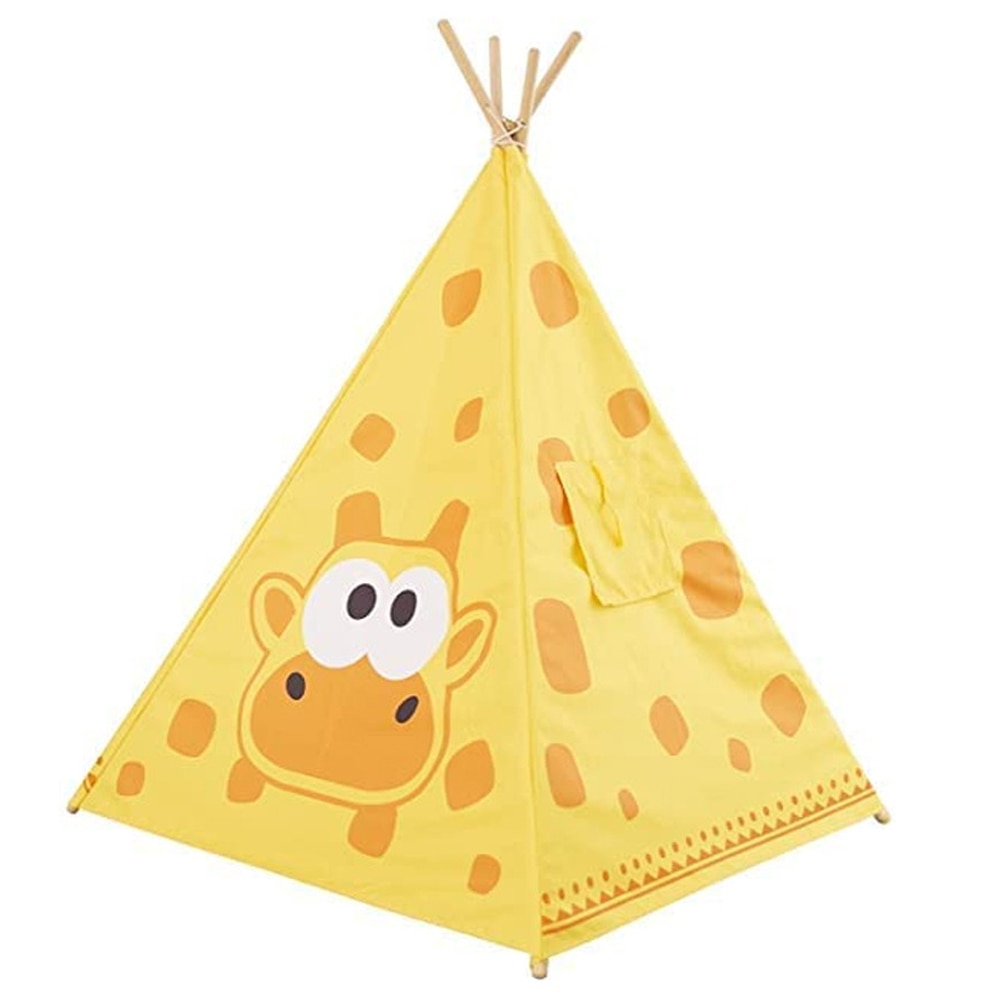 Cort De Joaca Pentru Copii Zenino Stil Indian Teepee Model Girafa