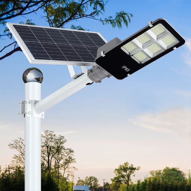 Lampa Solara Stradala De 300W Dari17 588 LED SMD Cu Panou Solar 35W