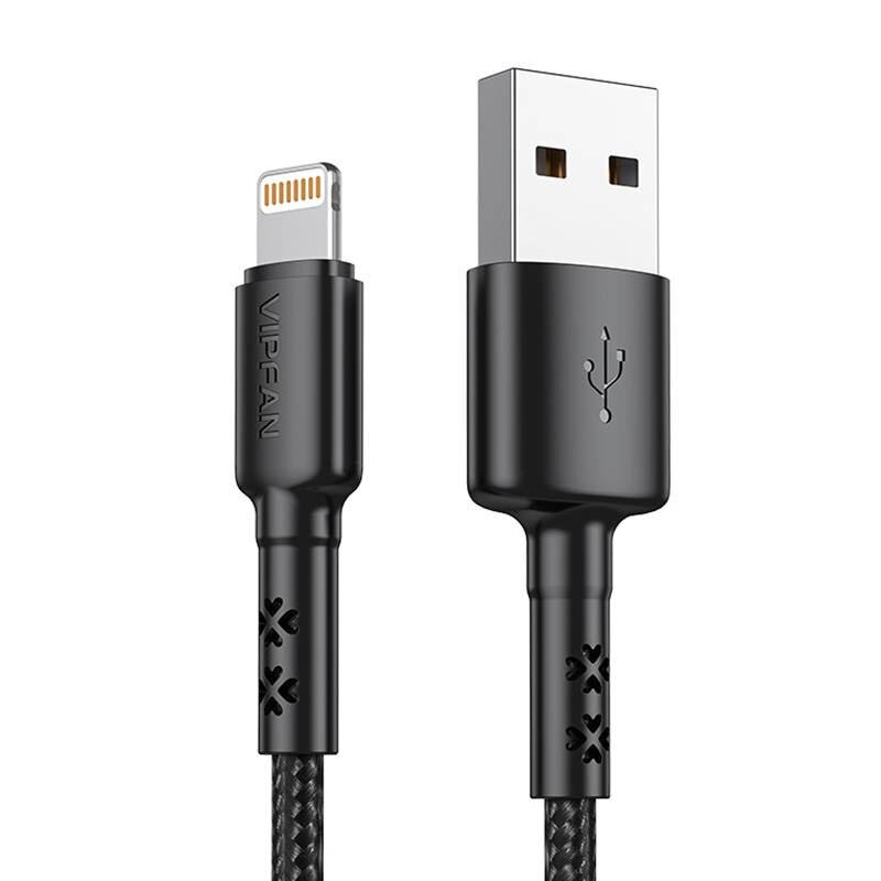 Cablu Date Si Incarcare Vipfan Usb A Lightning A M Negru