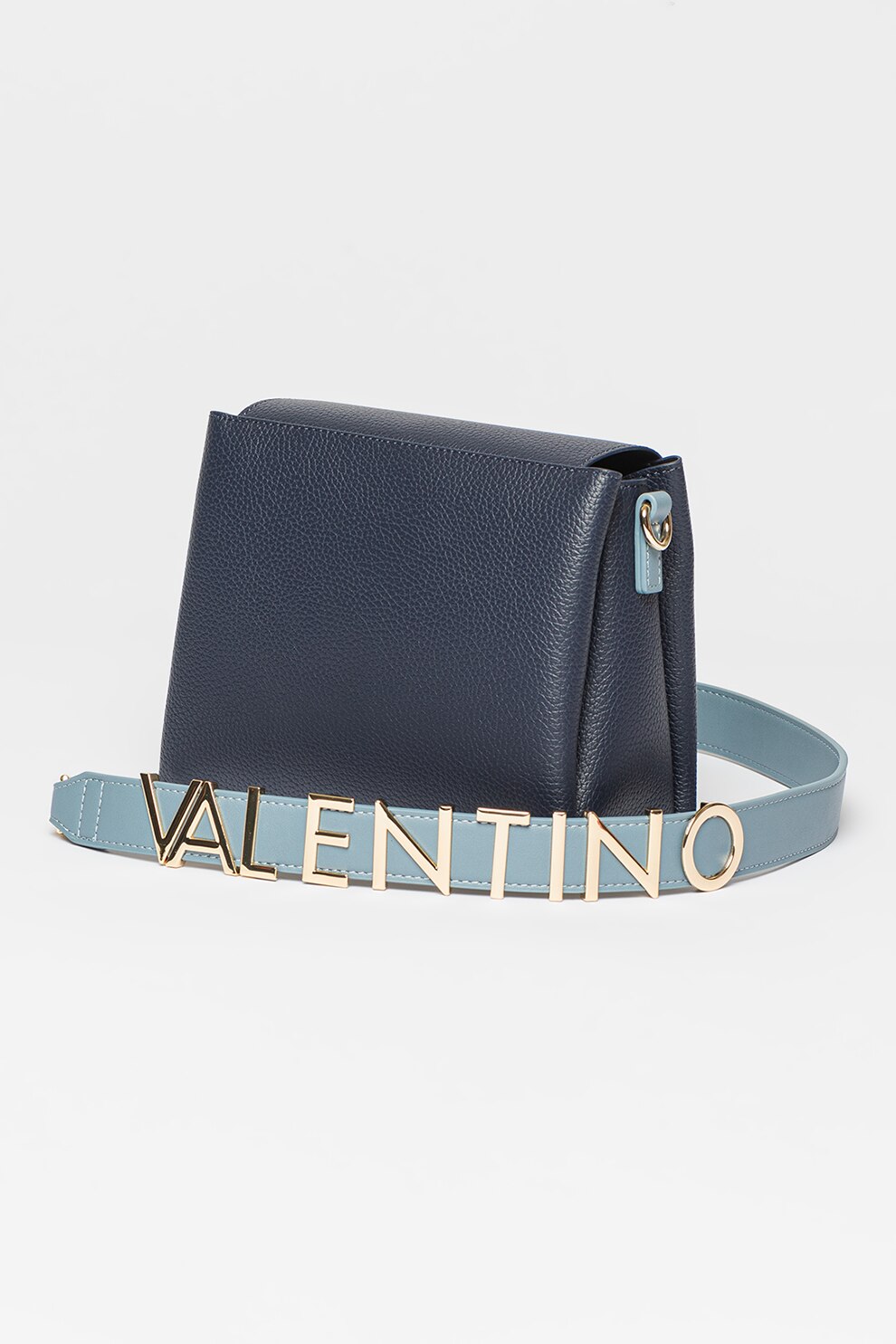 Valentino Bags Geanta Crossbody Din Piele Ecologica Cu Aplicatie Logo