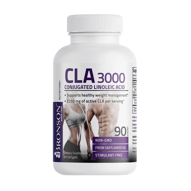 CLA 3000 Acid Linoleic Conjugat 90 Capsule Bronson Laboratories EMAG Ro