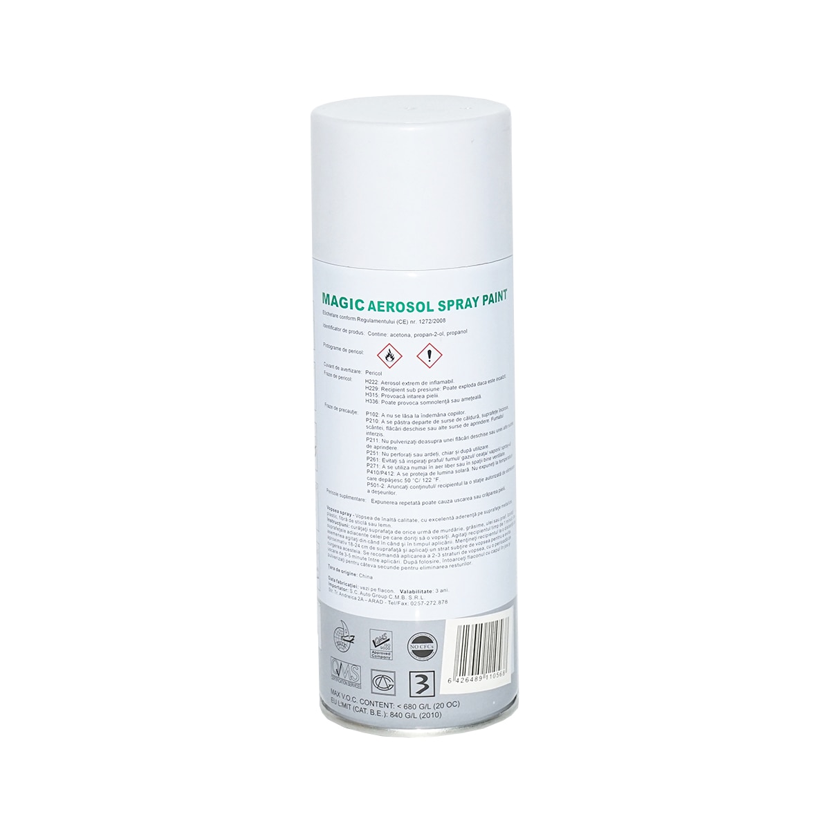 Spray Vopsea Magic Alb Glacier 369 400 Ml EMAG Ro