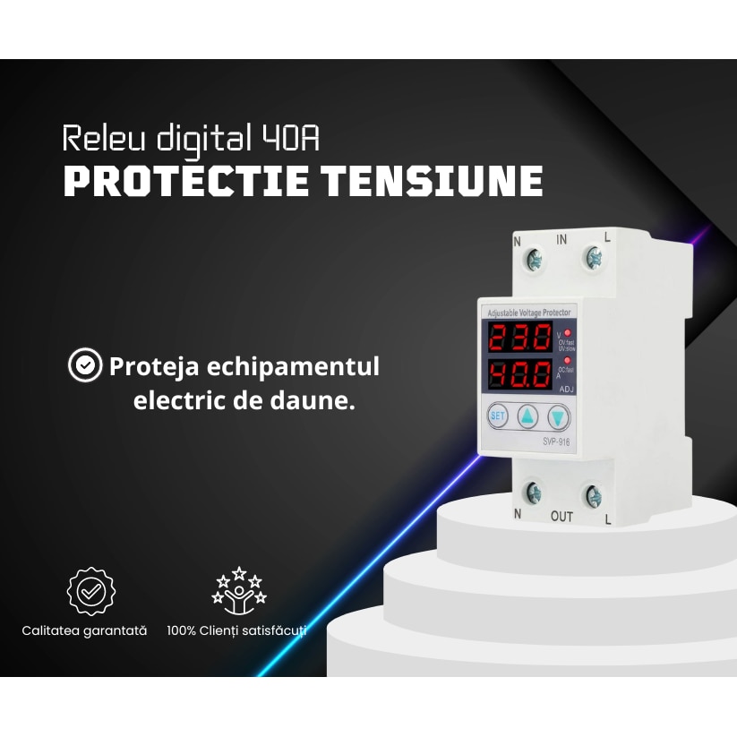 Releu Digital Monofazat De Protectie Si Monitorizare Tensiune