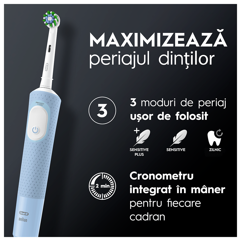 Oral B Vitality Pro Elektromos Fogkefe D Tiszt T S Program V G