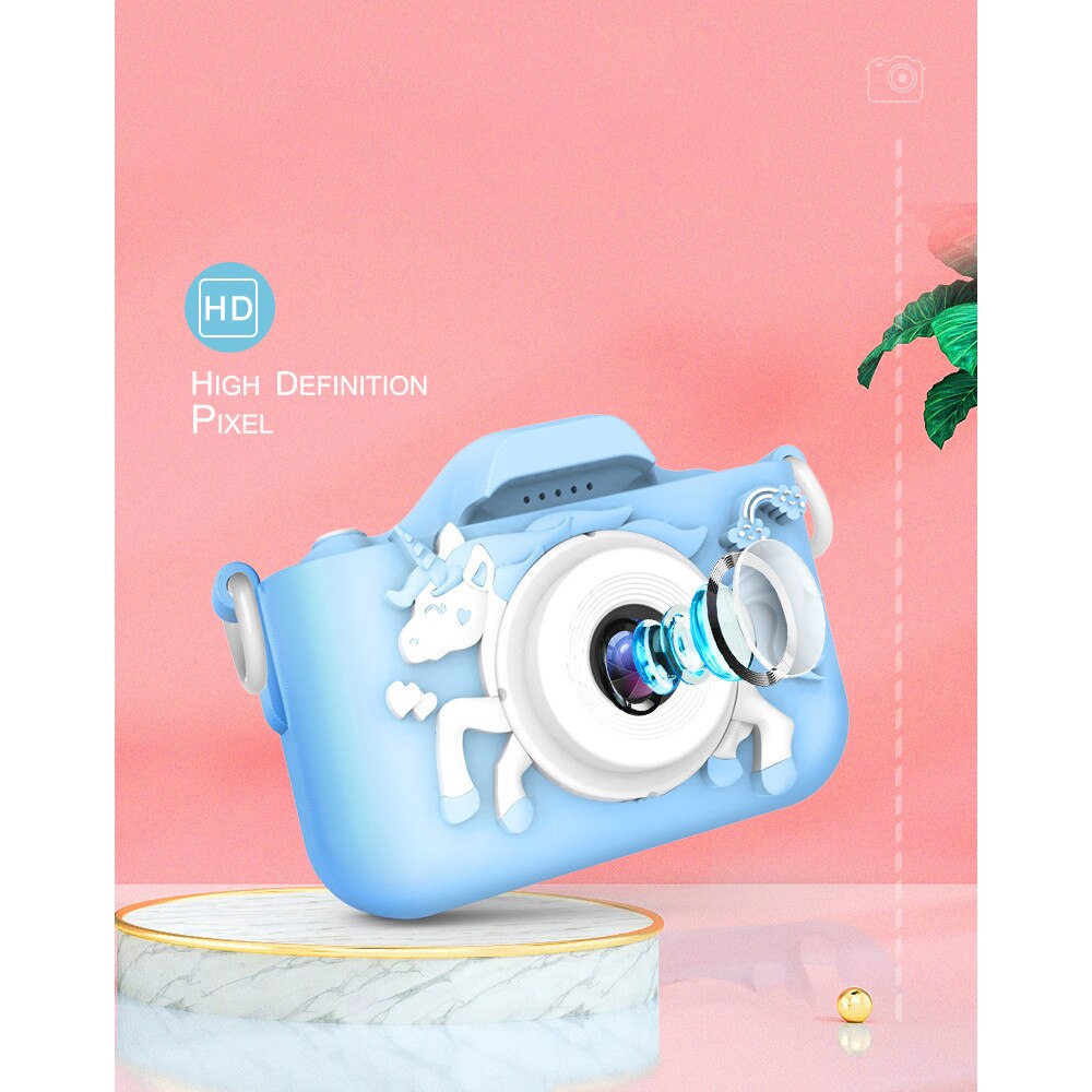 Camera Foto Copii Fluffy 20 Mpx Full HD 1080P Model Unicorn Ecran