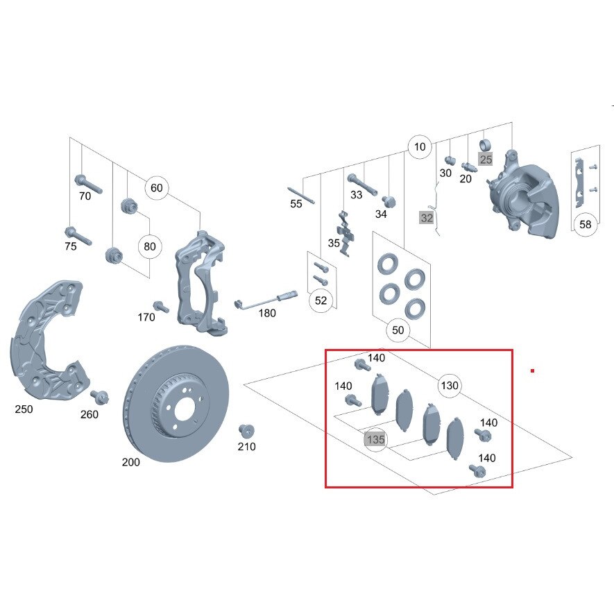 Placut De Frana Fata MERCEDES GLE 166 292 Mercedes Benz Negru EMAG Ro