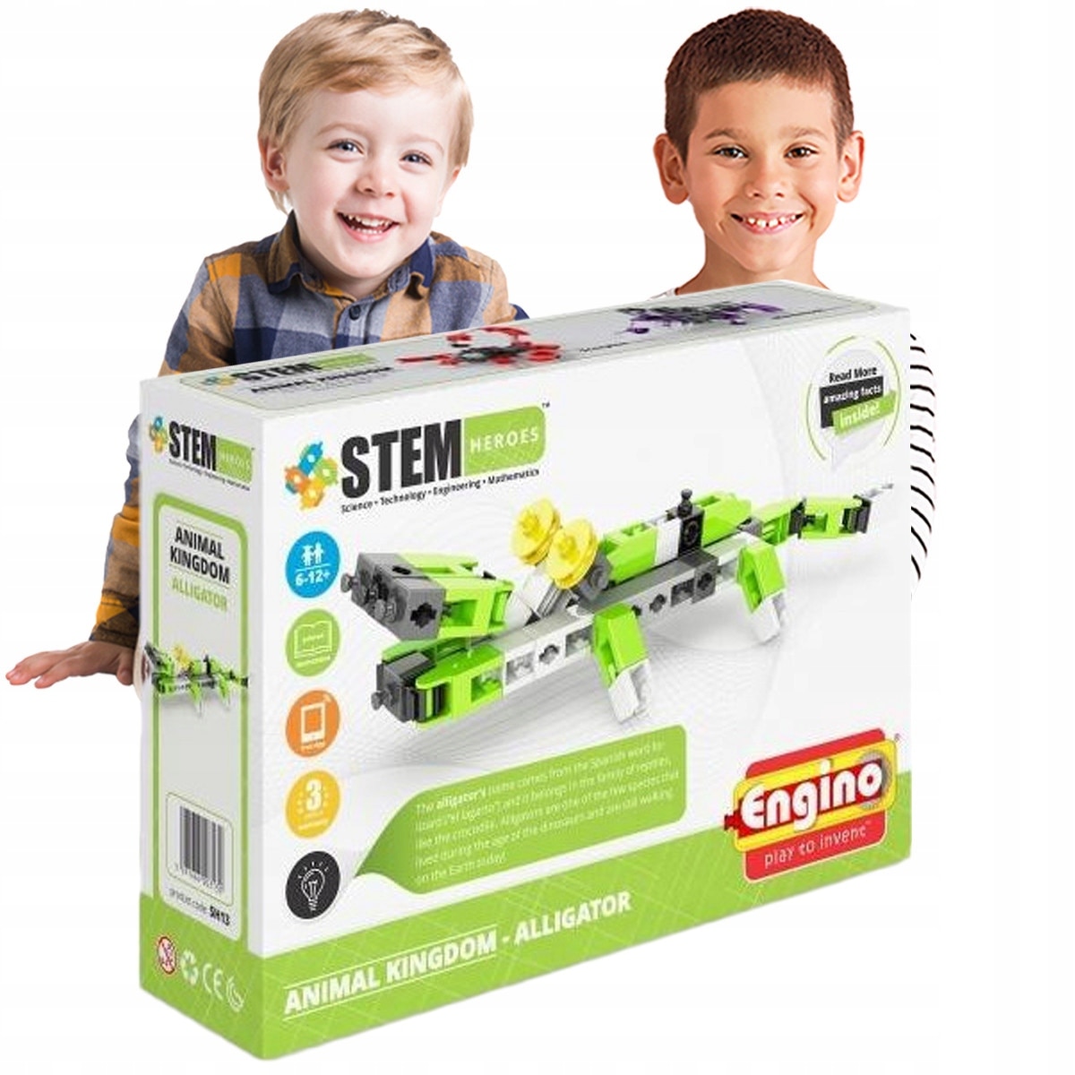 Set Constructie Aligator Engino Plastic 6 Ani Multicolor EMAG Ro