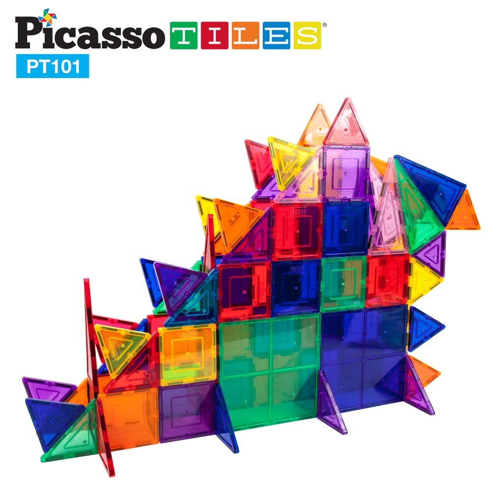 Set De Constructie Magnetic Picasso Tiles 101 Piese EMAG Ro