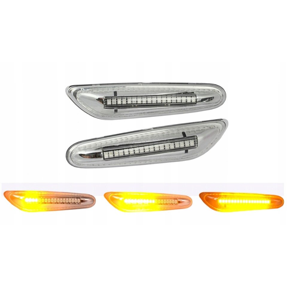 Set 2 X Semnalizare Dinamica Secventiala Aripa LED Compatibil BMW E60