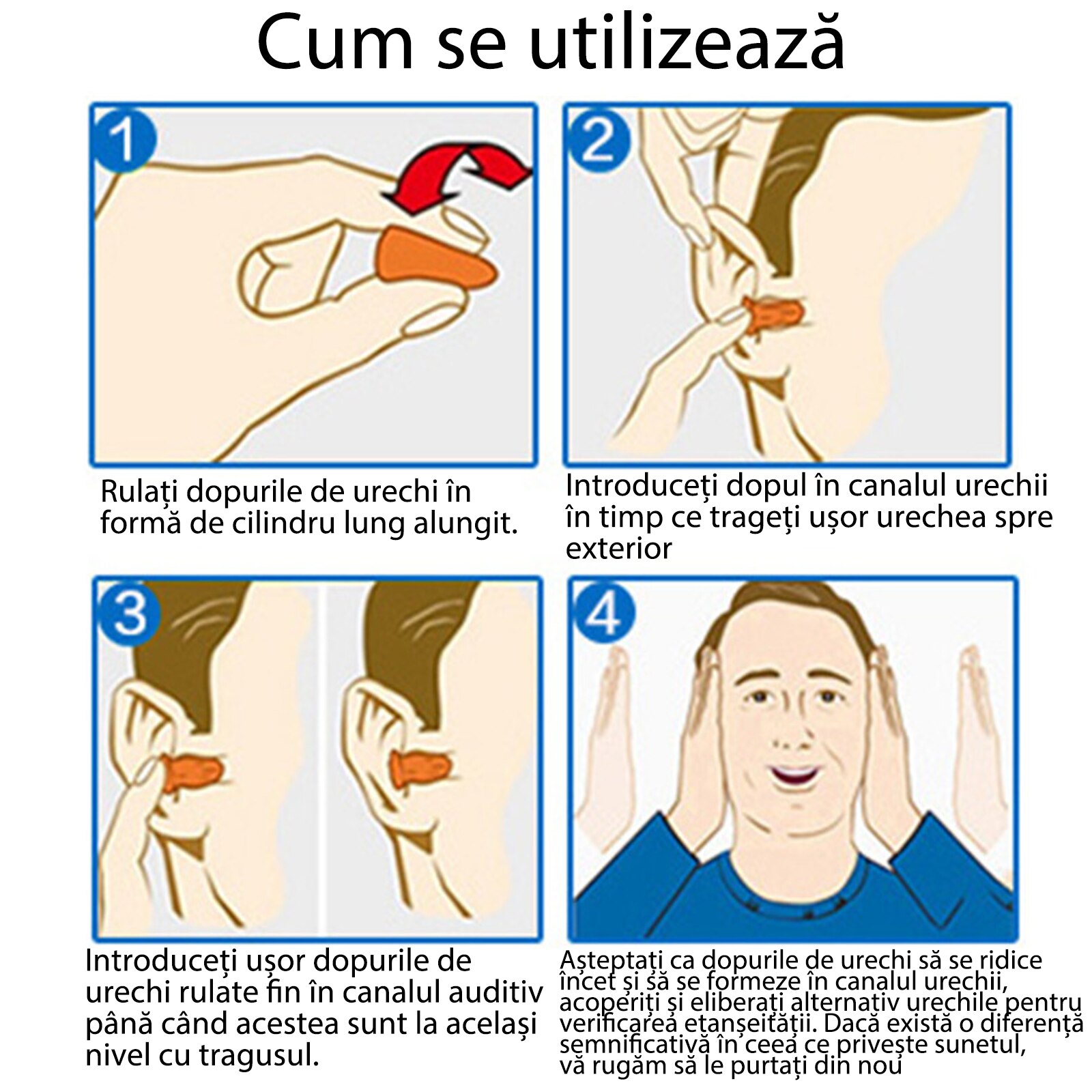 Set Dopuri Urechi Zhujiyeen Spuma Cu Suport Depozitare Verde