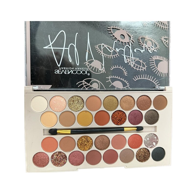 Paleta Fard De Pleoape Cu De Nuante Pensula Inclusa Nude Glitter