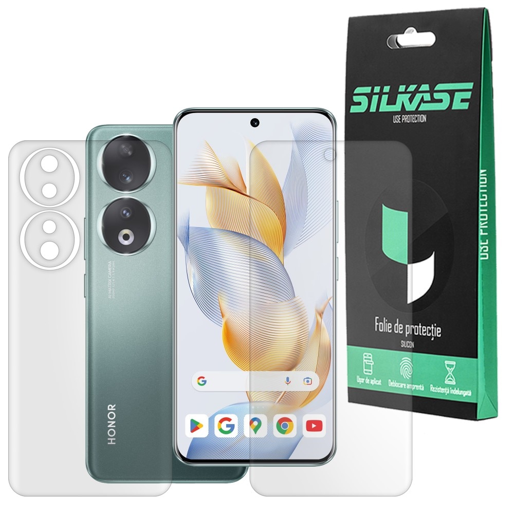 Set 2 Folii Mate SILKASE Pentru Honor 90 Protectie Telefon Silicon