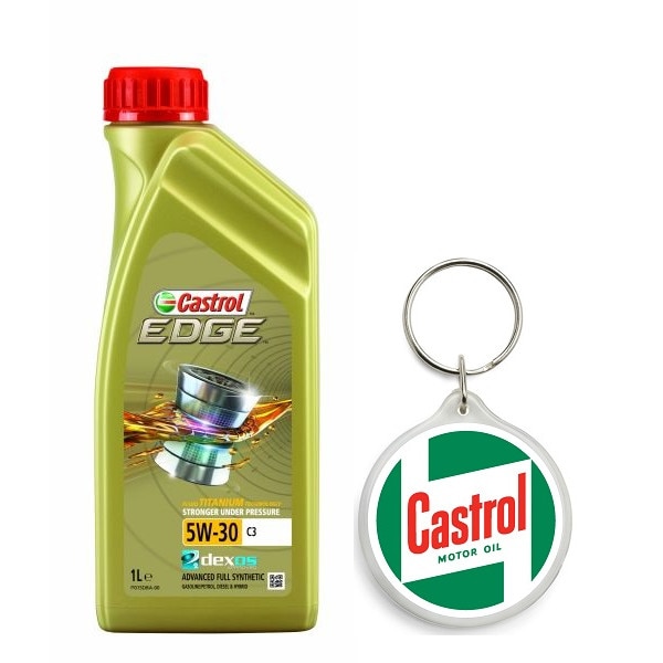 Set Ulei De Motor EDGE 5W30 C3 1L Cu Breloc Castrol 4 5 X 4 5 Cm EMAG Ro