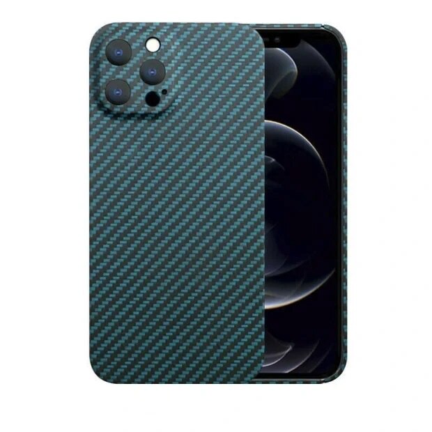 Husa Protectie Miromoto Pentru IPhone 13 Pro Max Carbon Fiber Hard