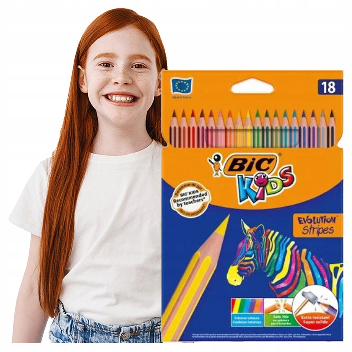 Set Creioane Colorate Bic Grafit Non Toxice Multicolor Emag Ro