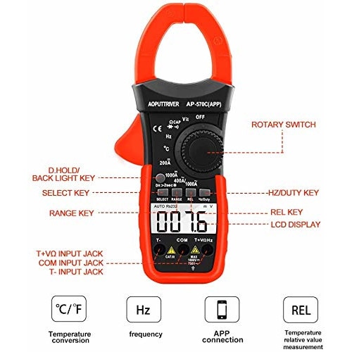 Multimetru Digital Profesional Plastic Multicolor Emag Ro