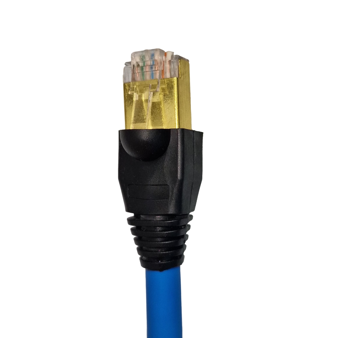 Cablu FTP Cat 6A Cu Mufe RJ45 Aurite Perechi Cupru 100 Ecranate