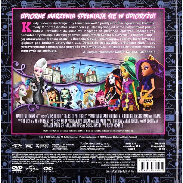 Monster High Scaris City Of Frights Dvd Emag Bg