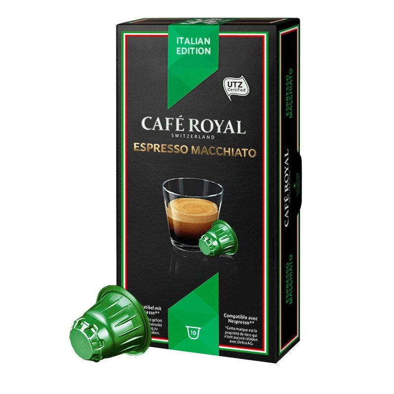 Capsule Cafe Royal Espresso Macchiato Compatibil Nespresso Capsule