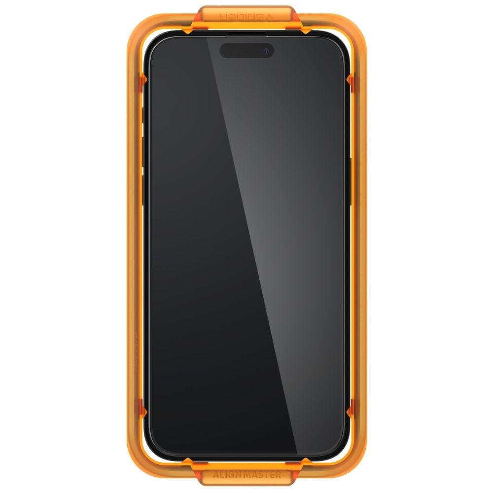 Set Folii Sticla Cu Sistem De Montare Case Friendly Spigen Alm Glass