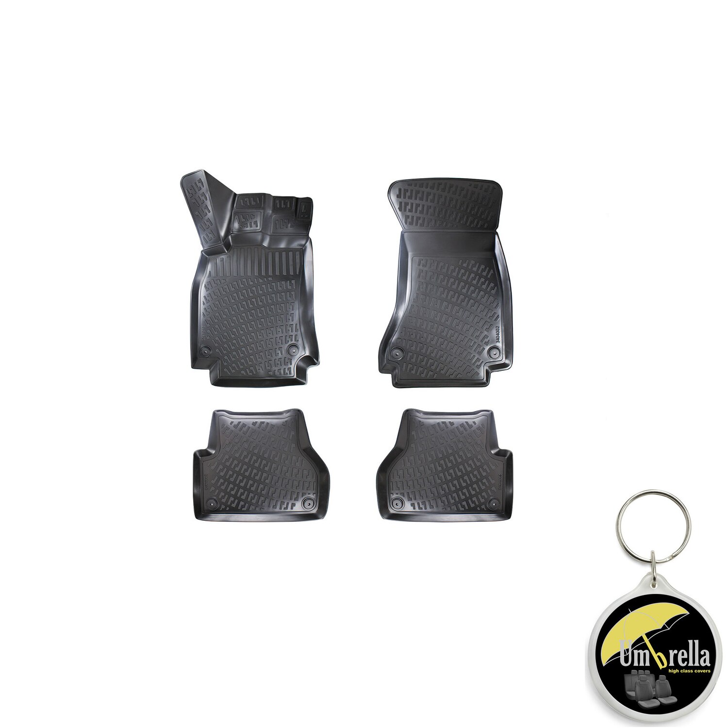 Set Covorase Auto Cauciuc Tip Tavita Premium Line D Pentru Audi A