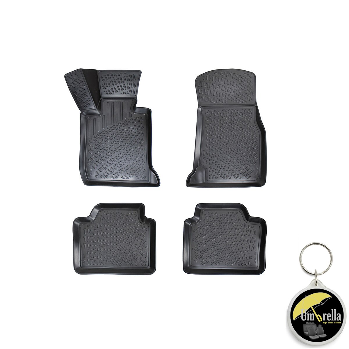 Set Covorase Auto Cauciuc Tip Tavita Premium Line D Pentru Bmw Seria