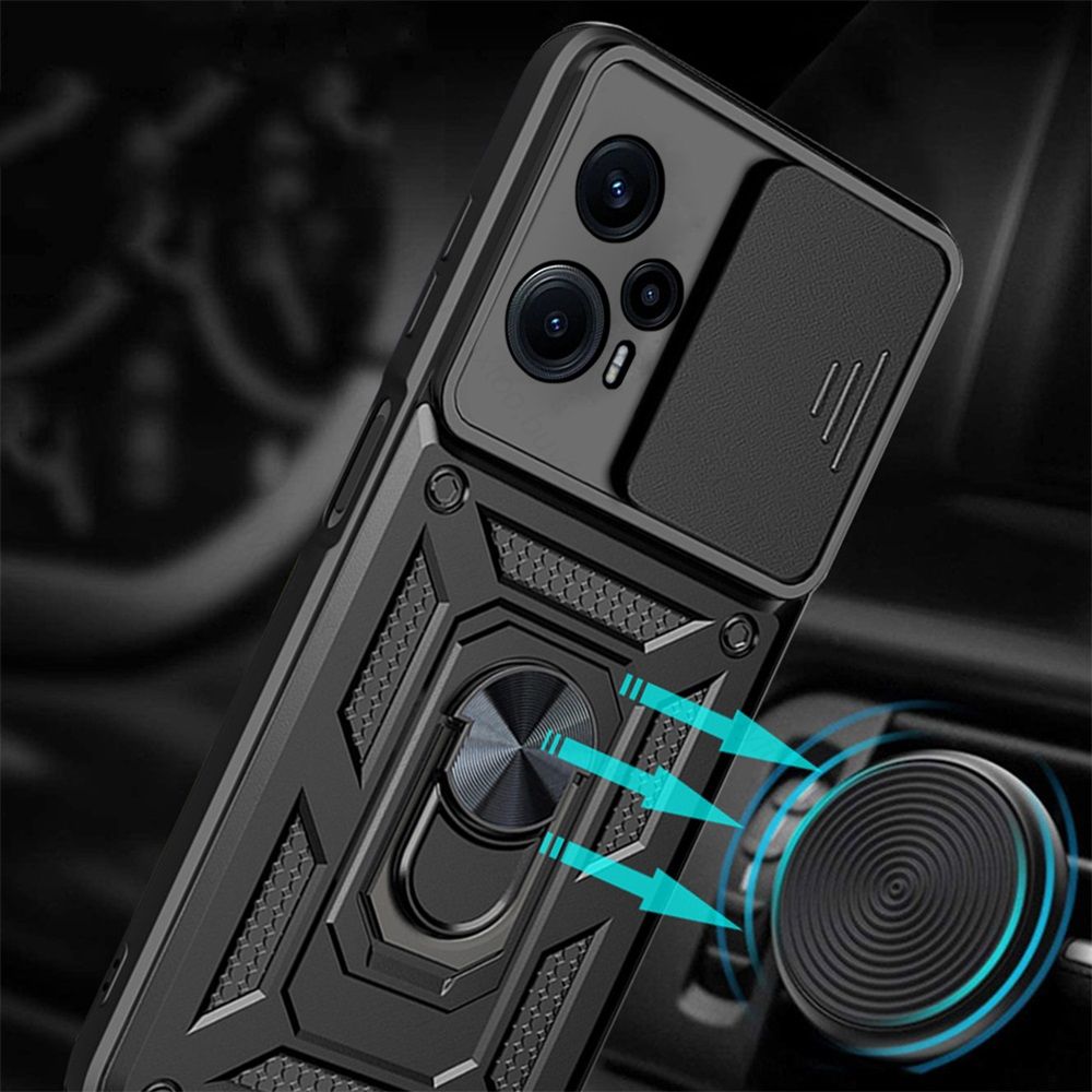 Carcasa TECH PROTECT Cam Shield Pro Compatibila Cu Xiaomi Poco F5 Black