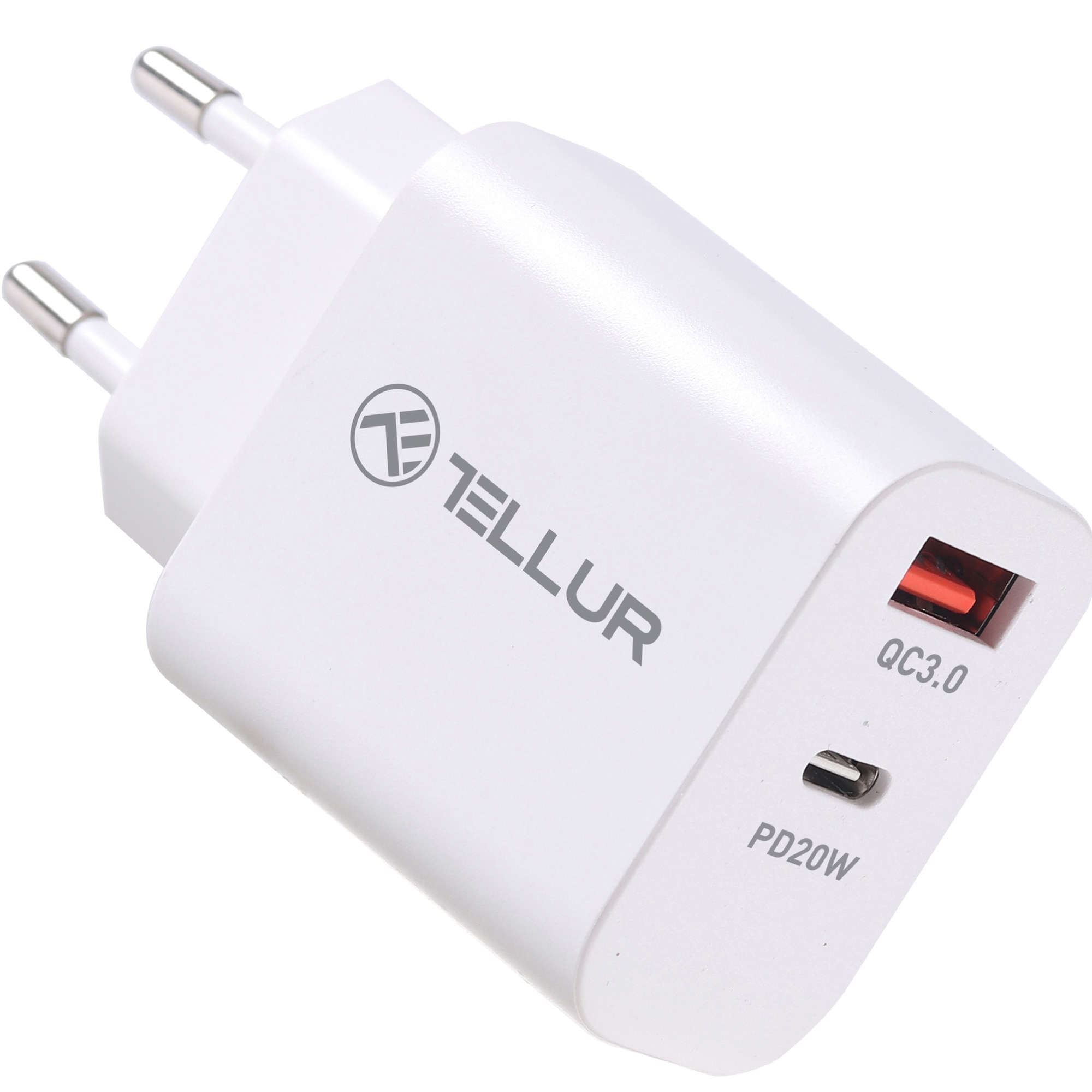 Incarcator Retea Tellur PDHC101 Un Port USB Quick Charge QC3 0 18W Un