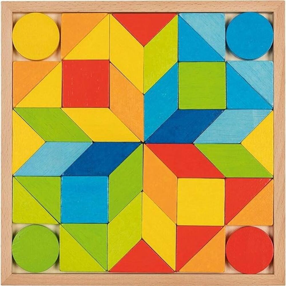 Puzzle Tangram Din Lemn Goki EMAG Ro