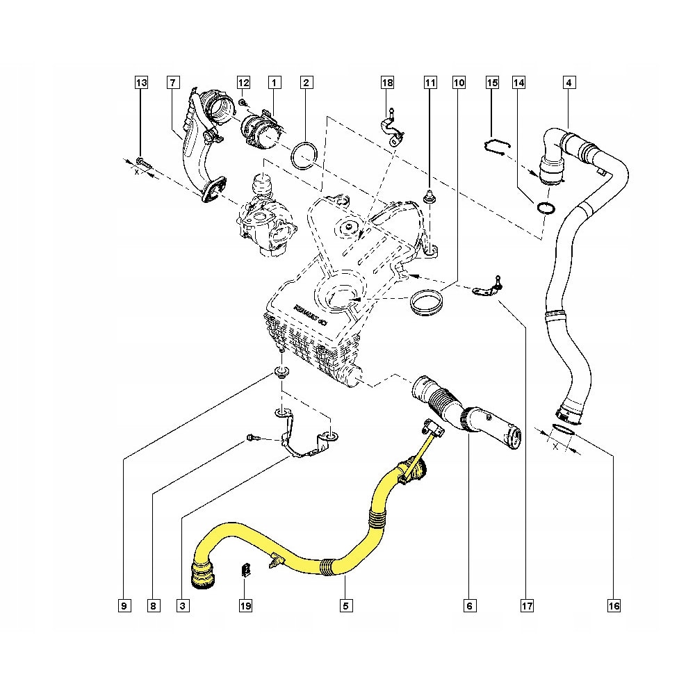 Furtun Intercooler Proparts Pentru Dacia Duster Negru Emag Ro