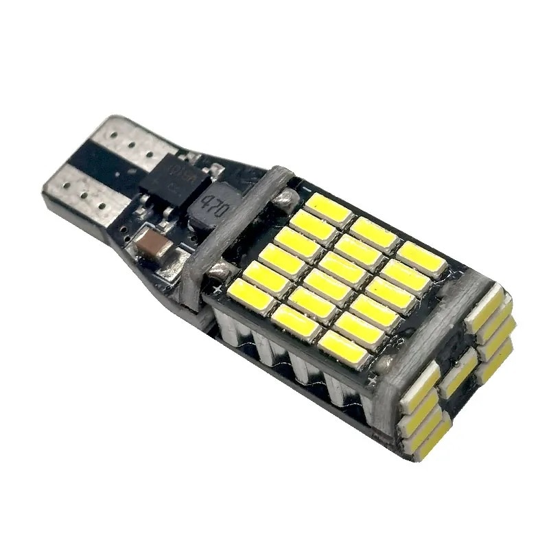 Set 2 Becuri LED T15 W16W Canbus GizMondo 45 Leduri SMD 4014 1200