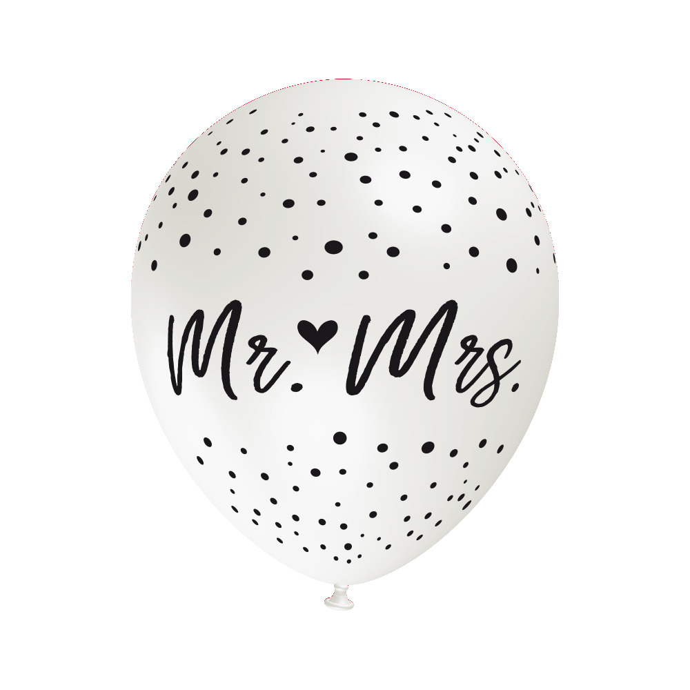 Set 5 Baloane Latex Mr Mrs Wow Shop EMAG Ro