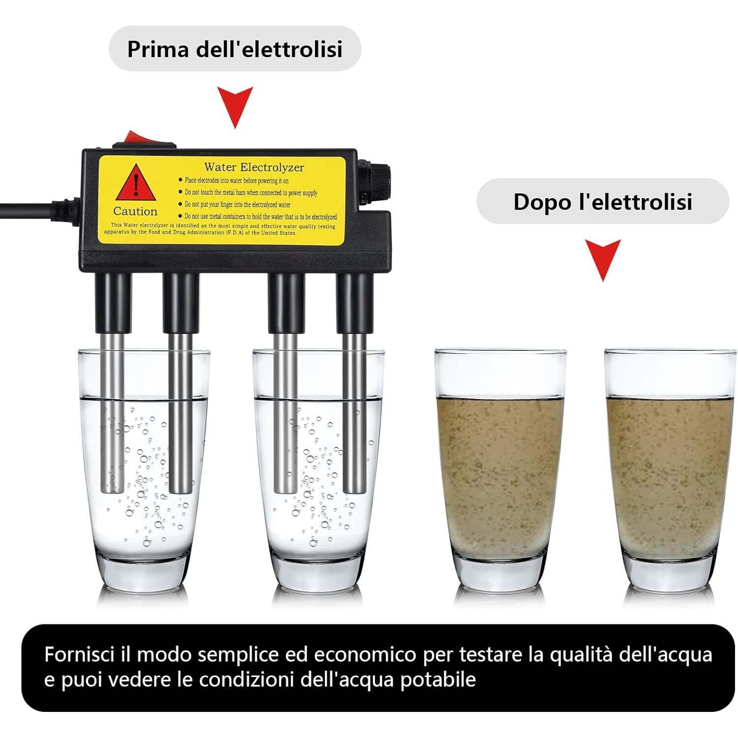 Tester De Electroliza Pentru Apa Potabila Sunmostar Negru EMAG Ro