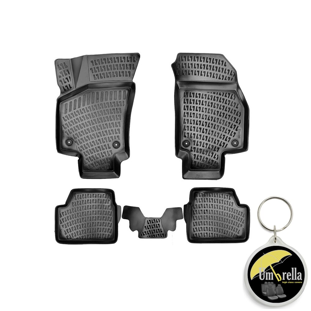 Set Covorase Auto Cauciuc Tip Tavita Premium Line D Pentru Opel