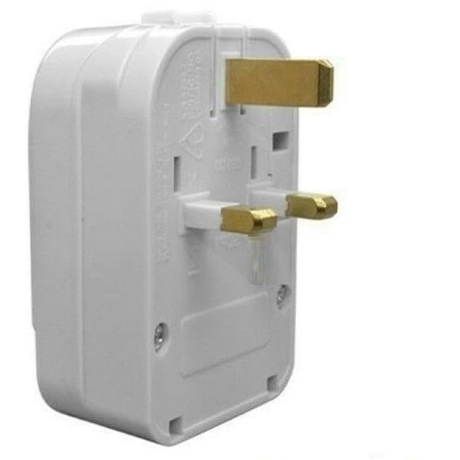 Adaptor Priza Eu Uk Cu Siguranta Inclusa Compact Alb Emag Ro