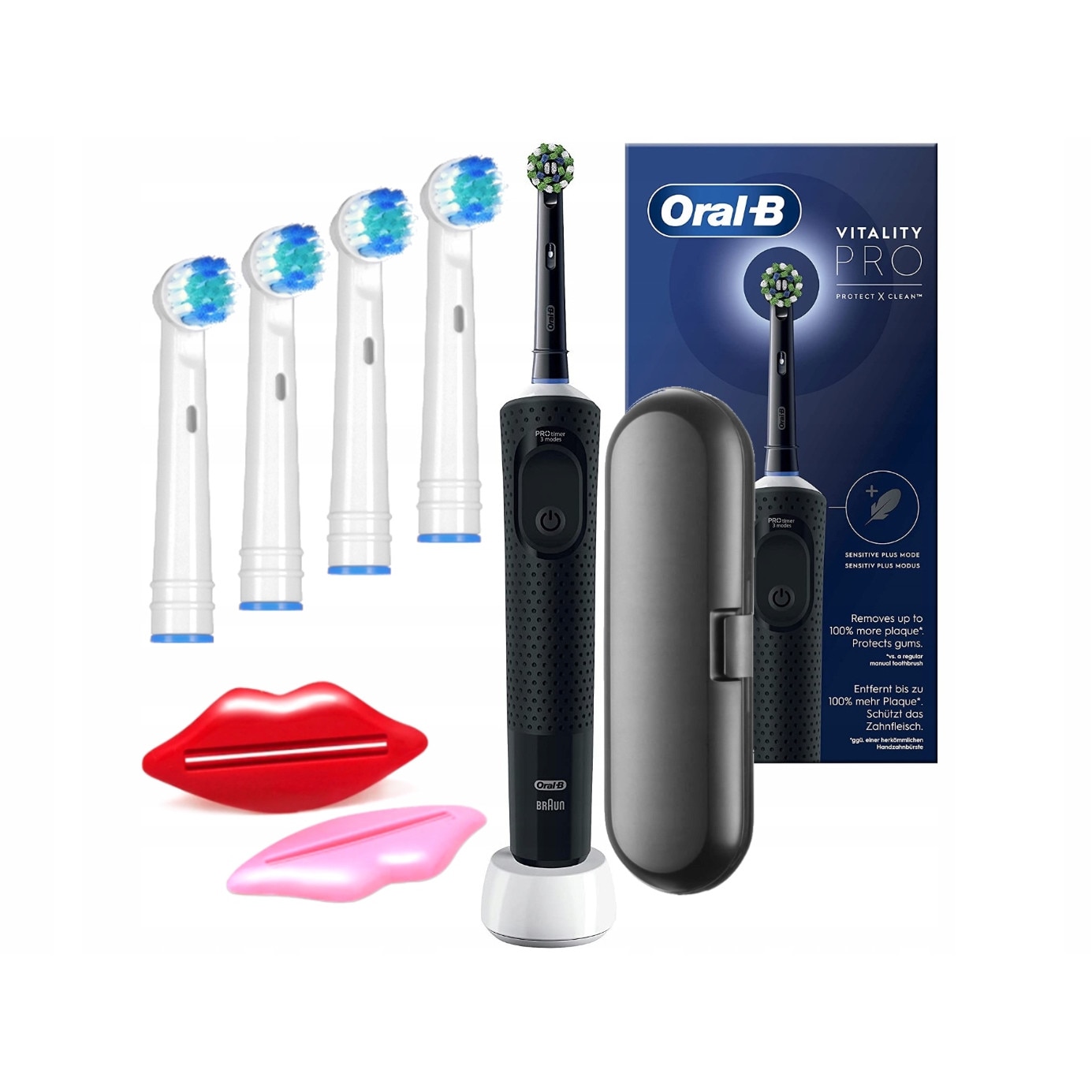 Set Periute De Dinti Electrice Oral B Vitality PRO Protect X Clean