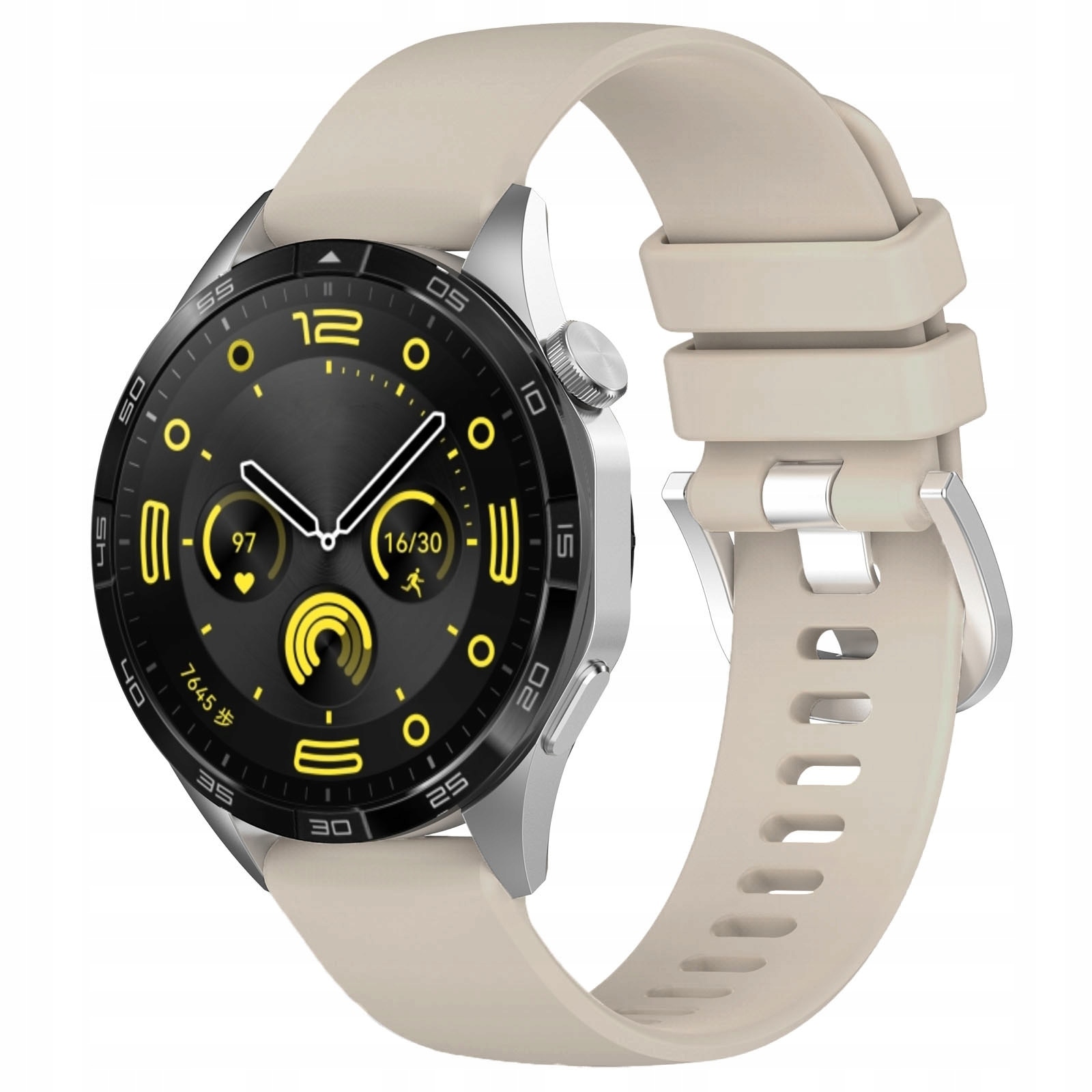 Curea Ceas Garmin Silicon Compatibil Cu Huawei Watch GT 4 41 Mm Gri