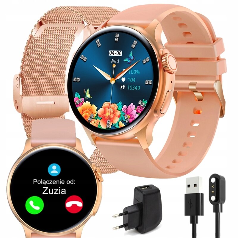 Ceas Smartwatch Femei Aries Watches K Rg Full Touch Display X