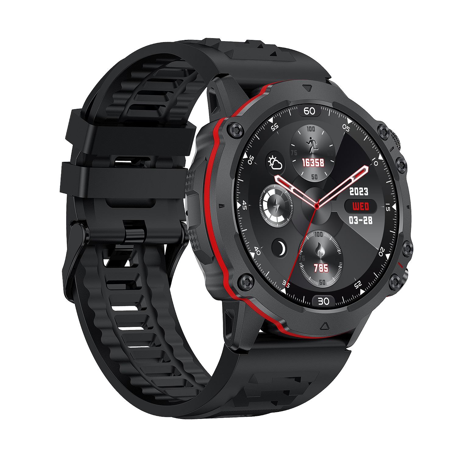 Ceas Smartwatch Barbati Techone Fw E Solid Metal Amoled Inch