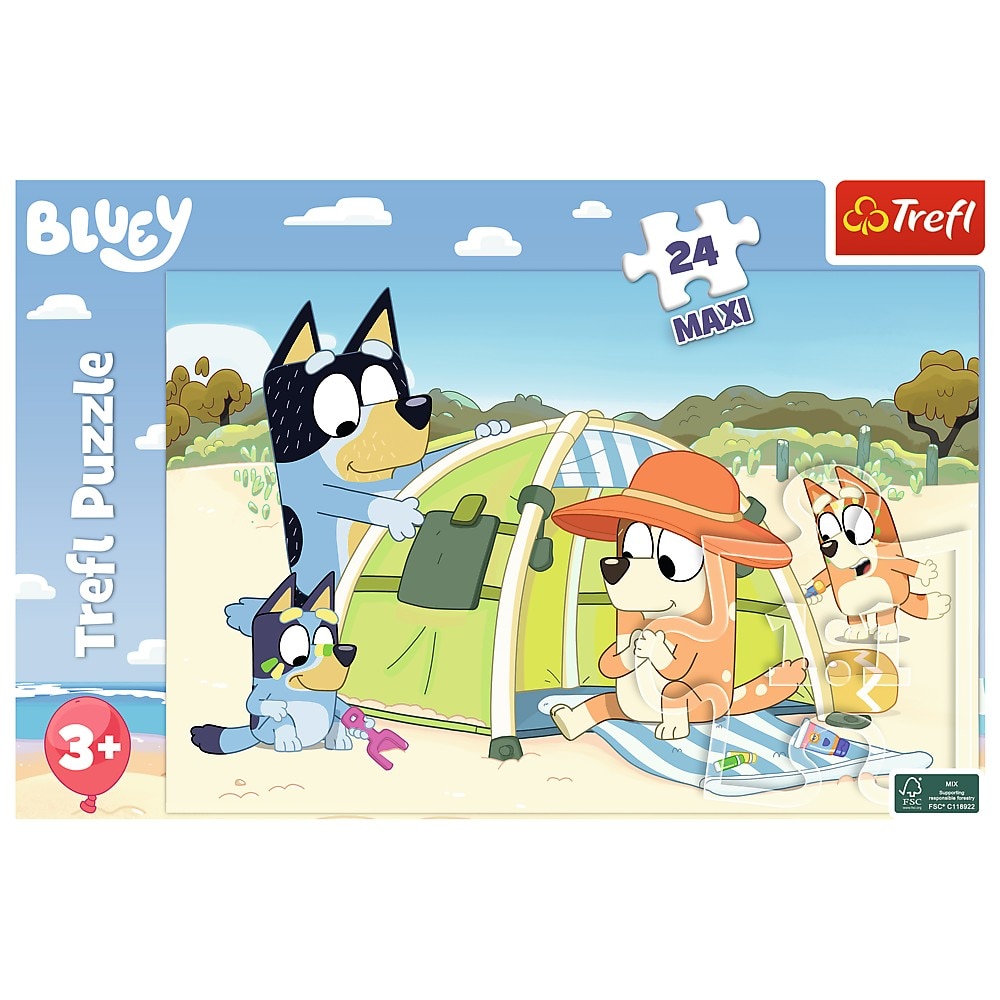 Puzzle Maxi Trefl Bluey Ziua Cea Buna 24 Piese EMAG Ro