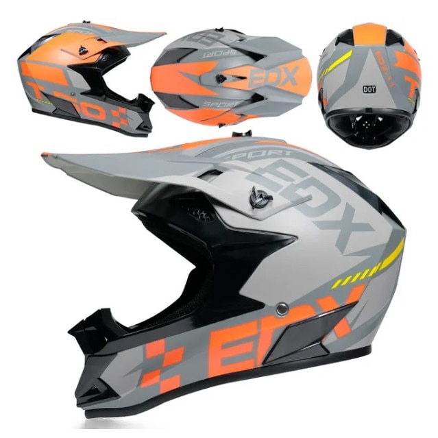 Casca Moto Cross Atv Enduro Gri Multicolor Marimea Xl Emag Ro