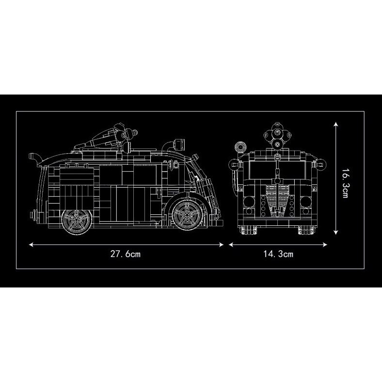 Set Jucarie Interactiva Constructii Mould King Model Masina De