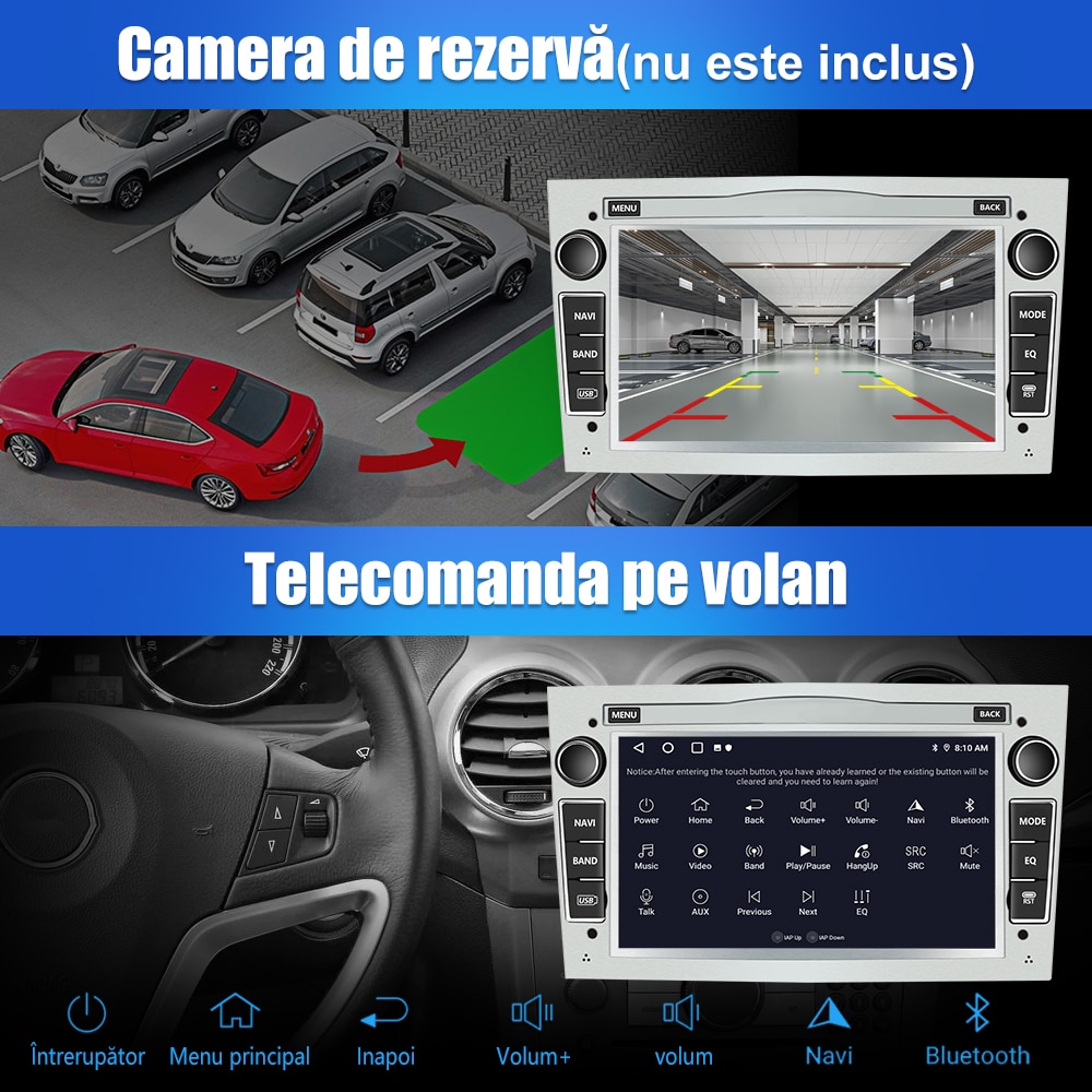 Navigatie Opel Corsa Astra Zafira Meriva AWESAFE 2GB 32GB Ecran