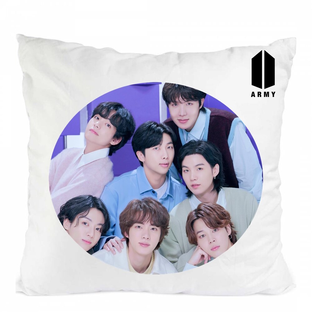 Perna Personalizata Bts Kpop Trupa Army Poliester Alb X Cm