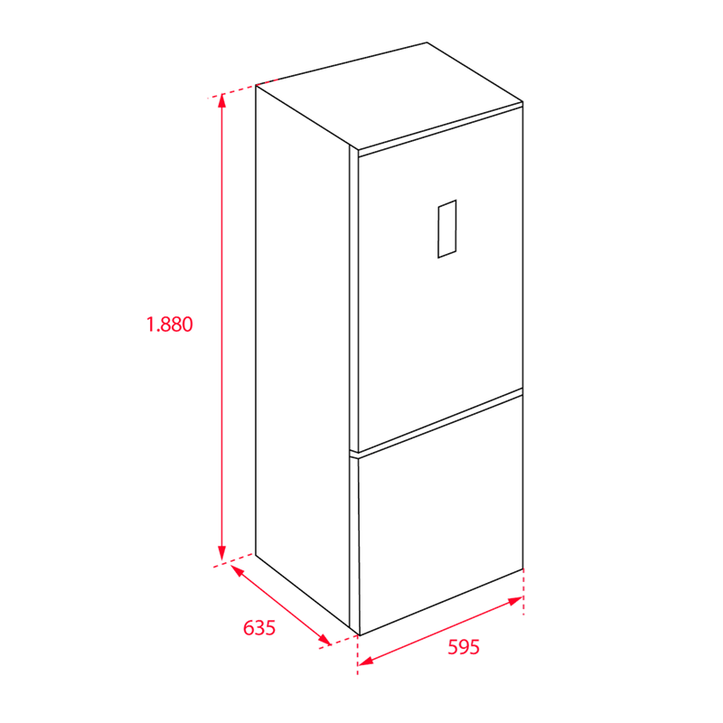 Combina Frigorifica Free Standing Teka Nfl C E L Clasa E