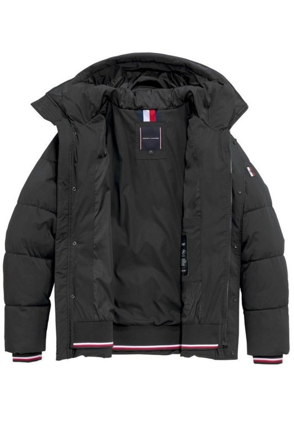 Geaca Barbati Tommy Hilfiger Tehnologie Th Flex Poliamida Negru M