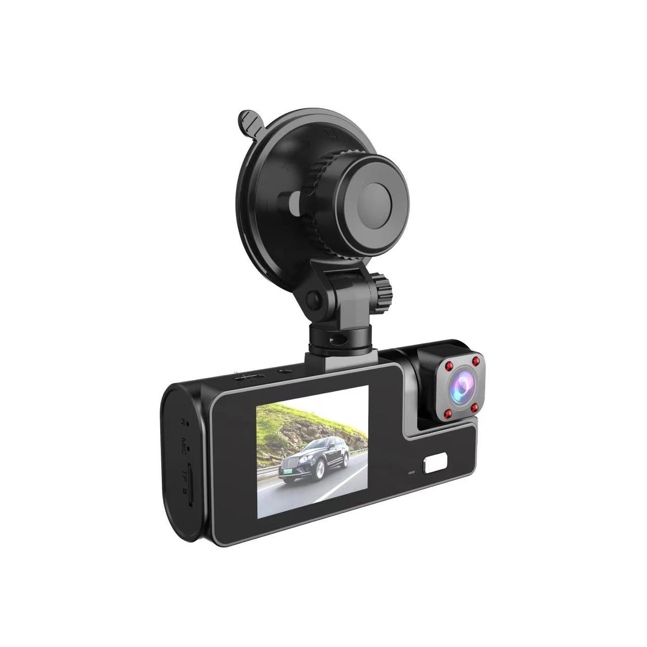 Camera Auto Tripla De Bord Full Hd P Dvr Camera Pro Dash Cam